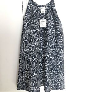 NWT Club Monaco Silk Top Beach Coverup XS